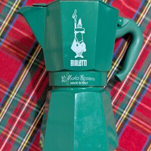 BRAND NEW Bialetti Starbucks Green Extremely Rare Limited Edition Moka Pot